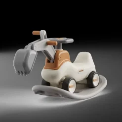 Russle Hobbelfiguur 2 in 1 Loopwagen in model Graafmachine