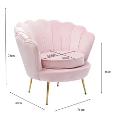 Russle Schelp Fauteuil Velvet