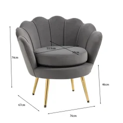 Russle Schelp Fauteuil Velvet