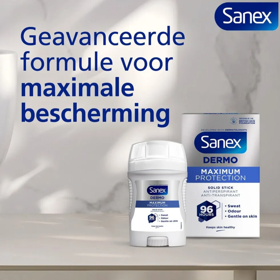 Sanex Maximum Protection 96h Antitranspirant Stick