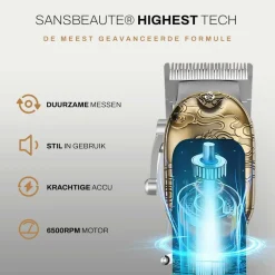 Sansbeauté 4-in-1 Professionele Tondeuse Mannen - Haartrimmer - Baardtrimmer