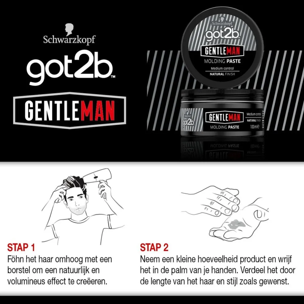 Schwarzkopf got2b Gentleman Molding Paste