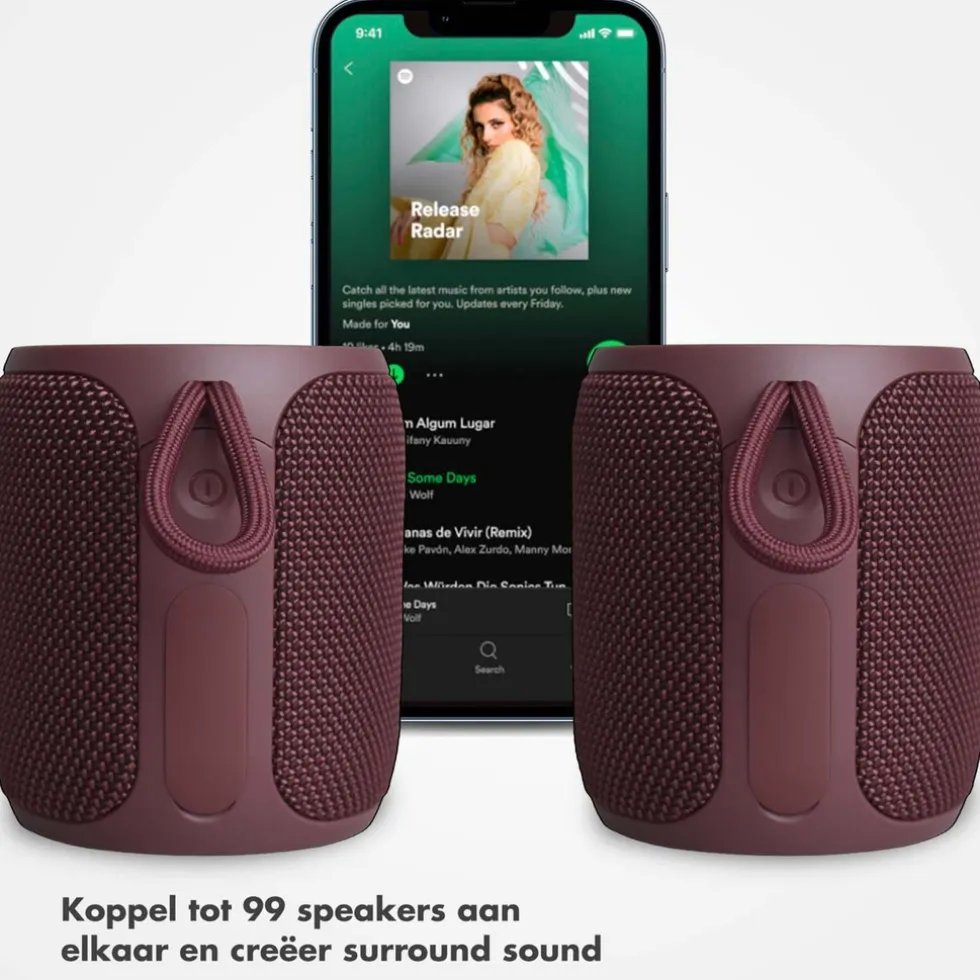 Selencia AquaPlay Waterdichte Bluetooth Speaker