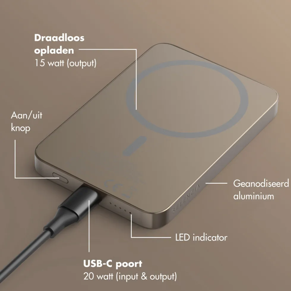 Selencia Magsafe Powerbank 5000 mAh