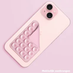 Selencia Two Pack Zuignap Telefoon Sticker