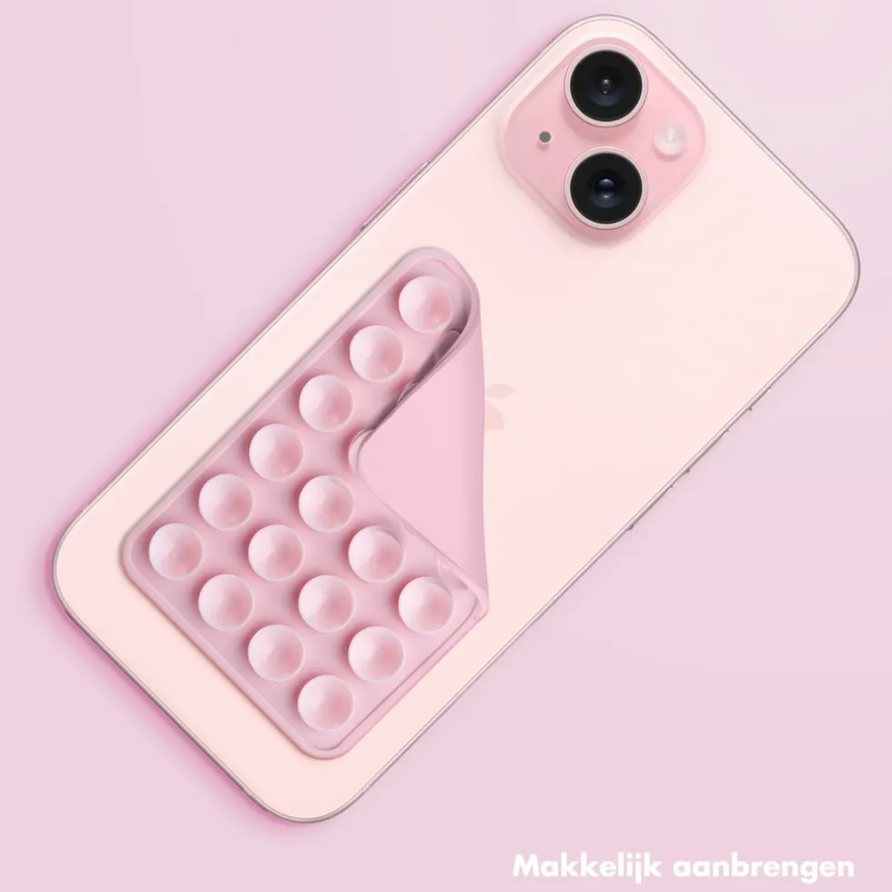 Selencia Two Pack Zuignap Telefoon Sticker