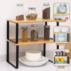 SensaHome Keuken Organizer Bureau Organizer Aanrecht Organizer Set van 2