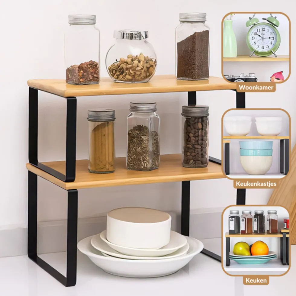 SensaHome Keuken Organizer Bureau Organizer Aanrecht Organizer Set van 2