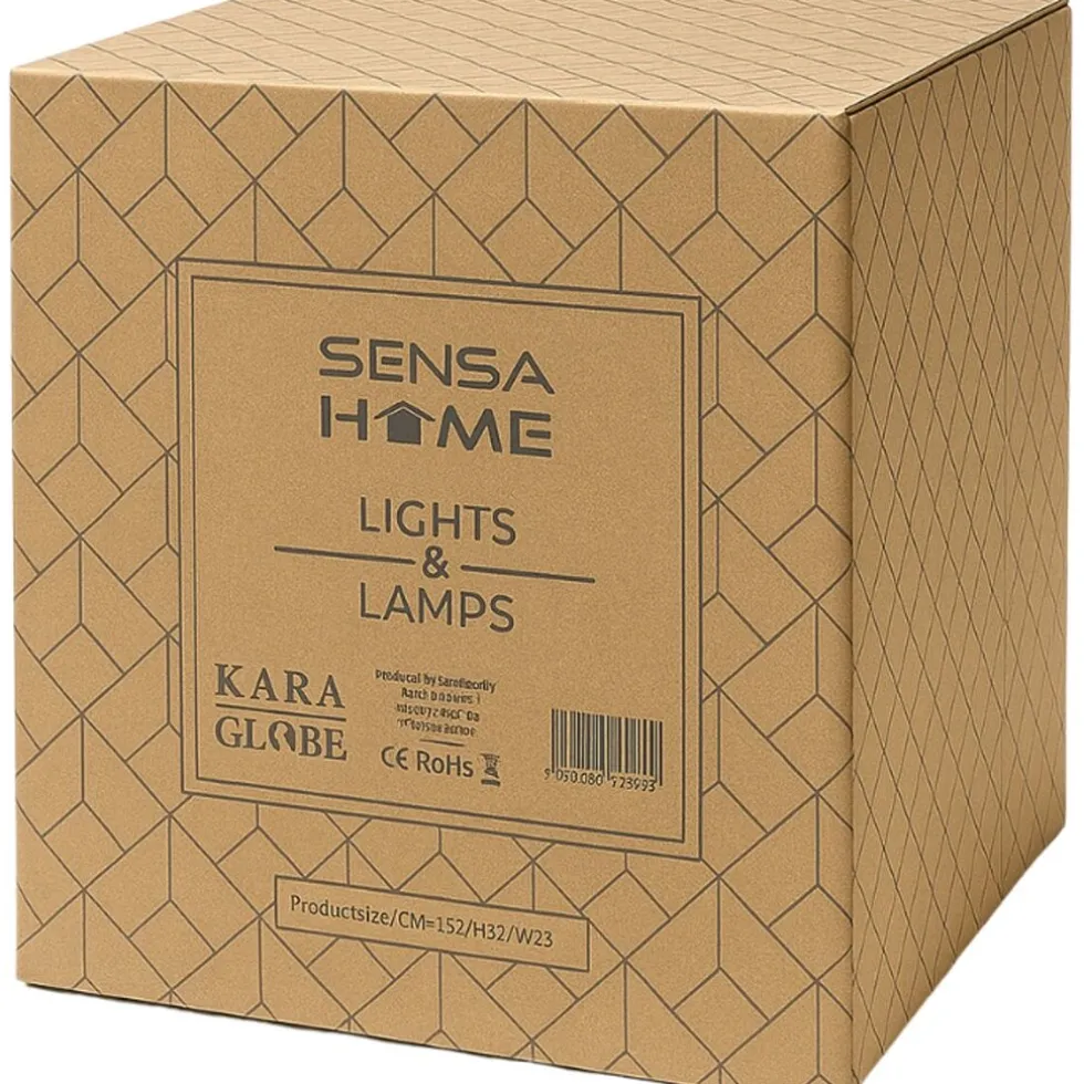 SensaHome Plafondlamp Industrieel Plafonnière van Metaal Retro Wire Kooi Design