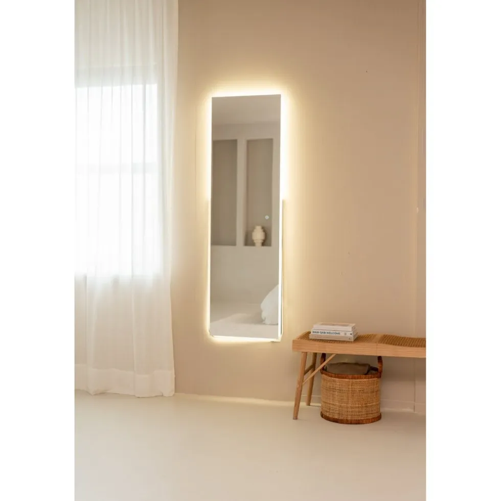 SensaHome Staande Spiegel met LED Verlichting