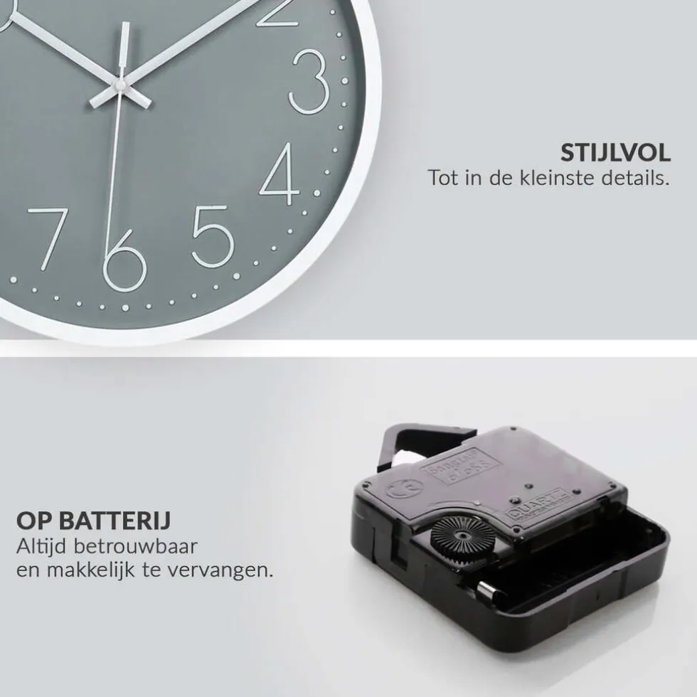 Sensahome Wandklok Minimalistische Design Stille Uurwerk TM20050-4