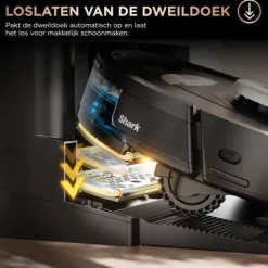 Shark 2-in-1 Robotstofzuiger met Dweilfunctie en Leeg/Laadstation RV2800ZEEU