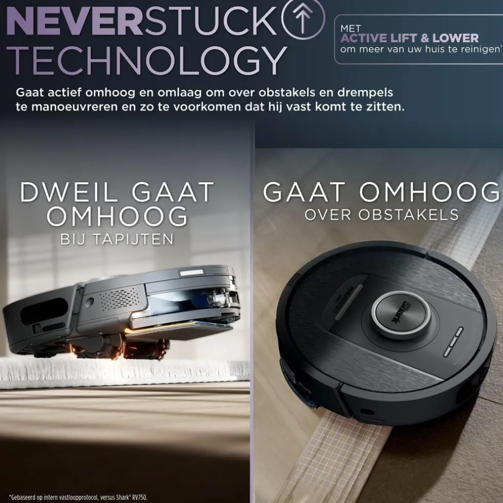 Shark PowerDetect NeverTouch Pro 2-in-1 Robotstofzuiger RV2800YEEU