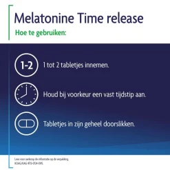 Shiepz Melatonine Time Release 0,1mg Tabletten