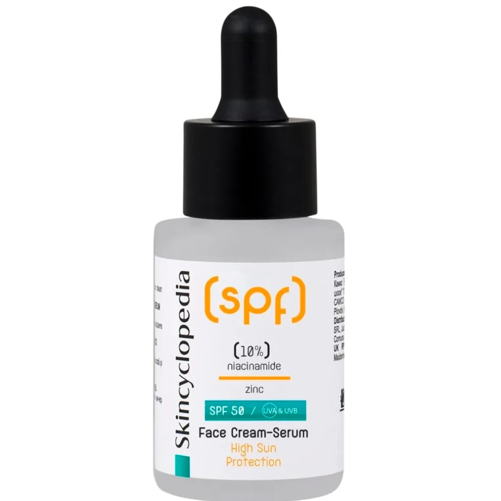 Skincyclopedia Niacinamide Zinc SPF50 Face Cream-Serum