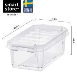 SmartStore Set van 10 Stevige Opbergbox Classic 0.3L