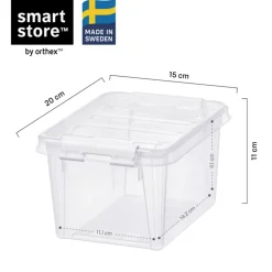 SmartStore Set van 10 Stevige Opbergbox Classic 1.5L
