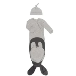 Snoozebaby Grey Melange Newborn Slaapzak 3-6 mnd