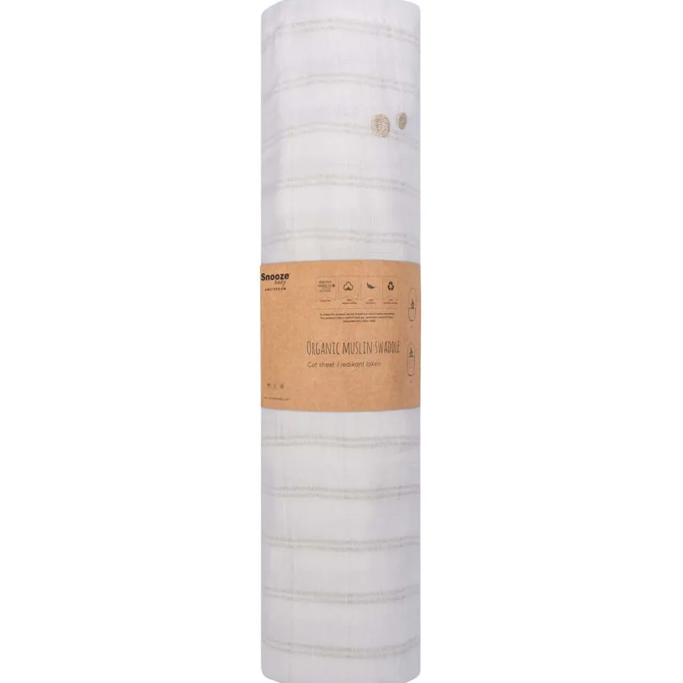 Snoozebaby Stone Beige Hydrofiele Doek XL