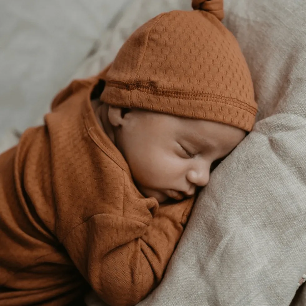 Snoozebaby Toffee Brown Newborn Slaapzak 0-3 mnd