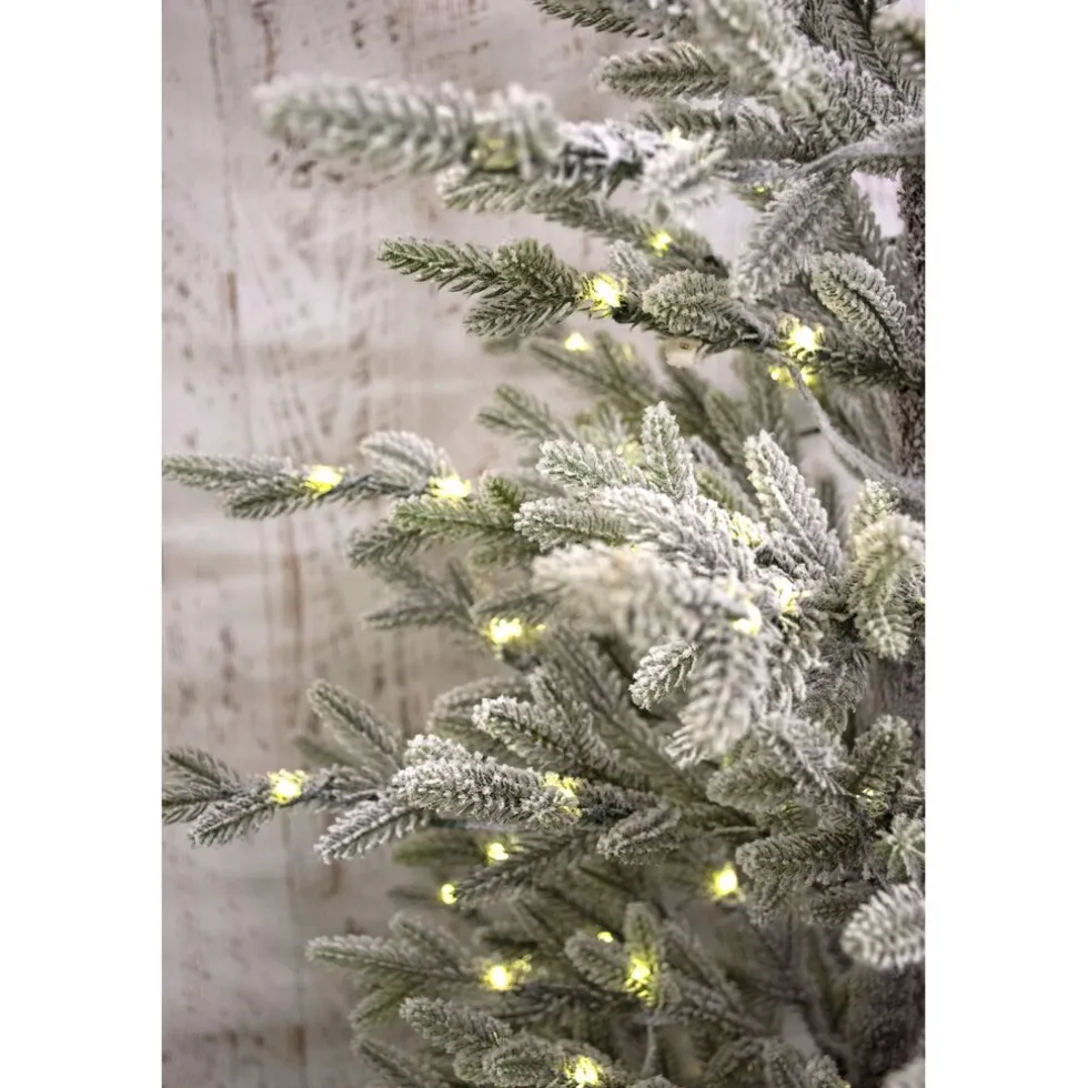 Snowy Jersey verlichte kunstkerstboom
