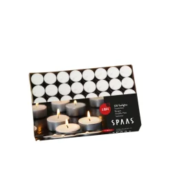 Spaas Theelichten Wit 8u Ø3,9cm 2 x 120 Stuks Grootverpakking