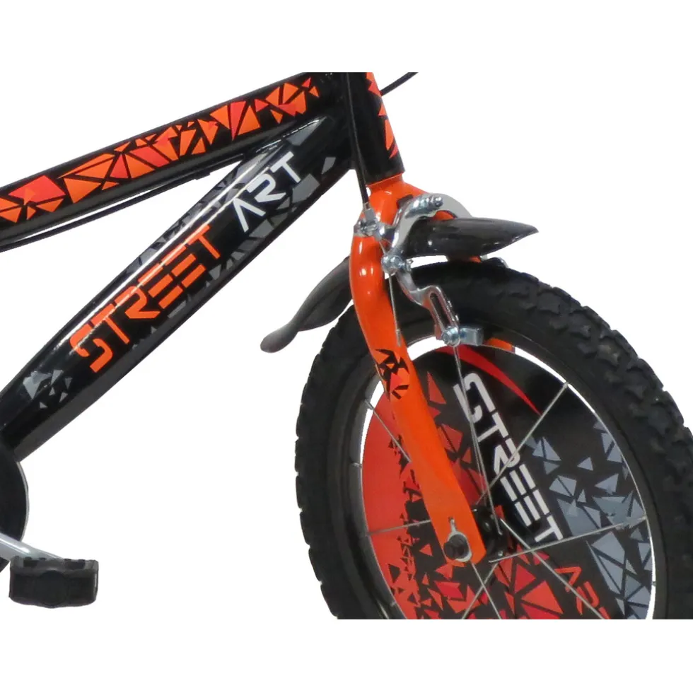 Street Art kinderfiets