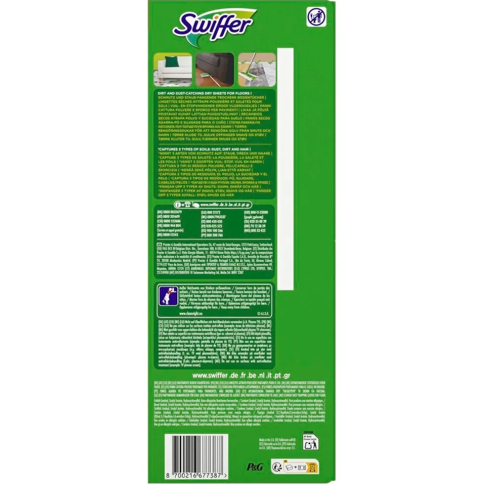 Swiffer Dry Droge Vloerdoekjes