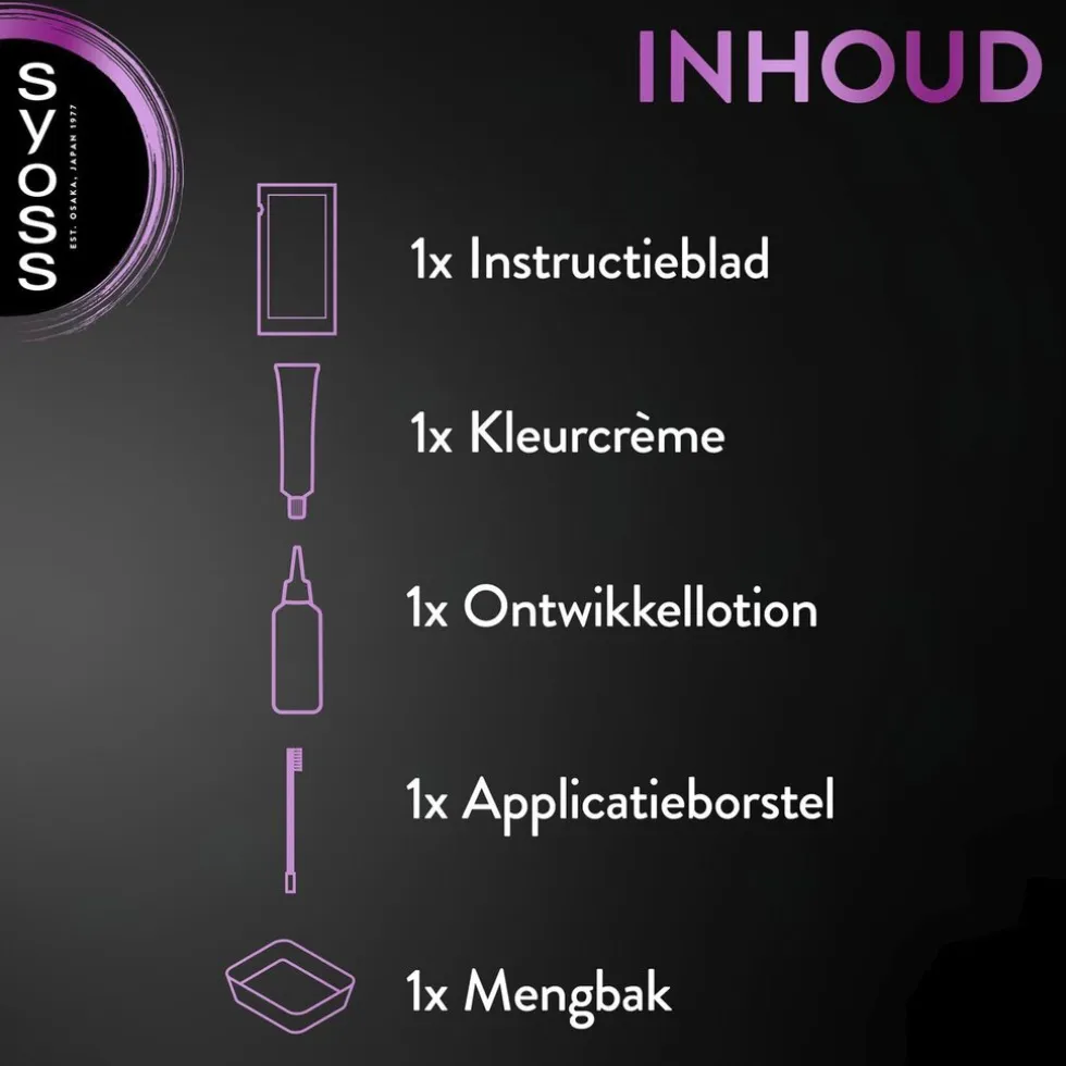 Syoss Brow Tint Donkerbruin Permanente Wenkbrauwverf