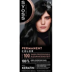 Syoss Salonplex 1-1 Zwart Permanente Haarkleuring