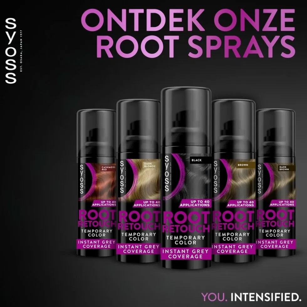 SYOSS Zwart Uitgroeispray