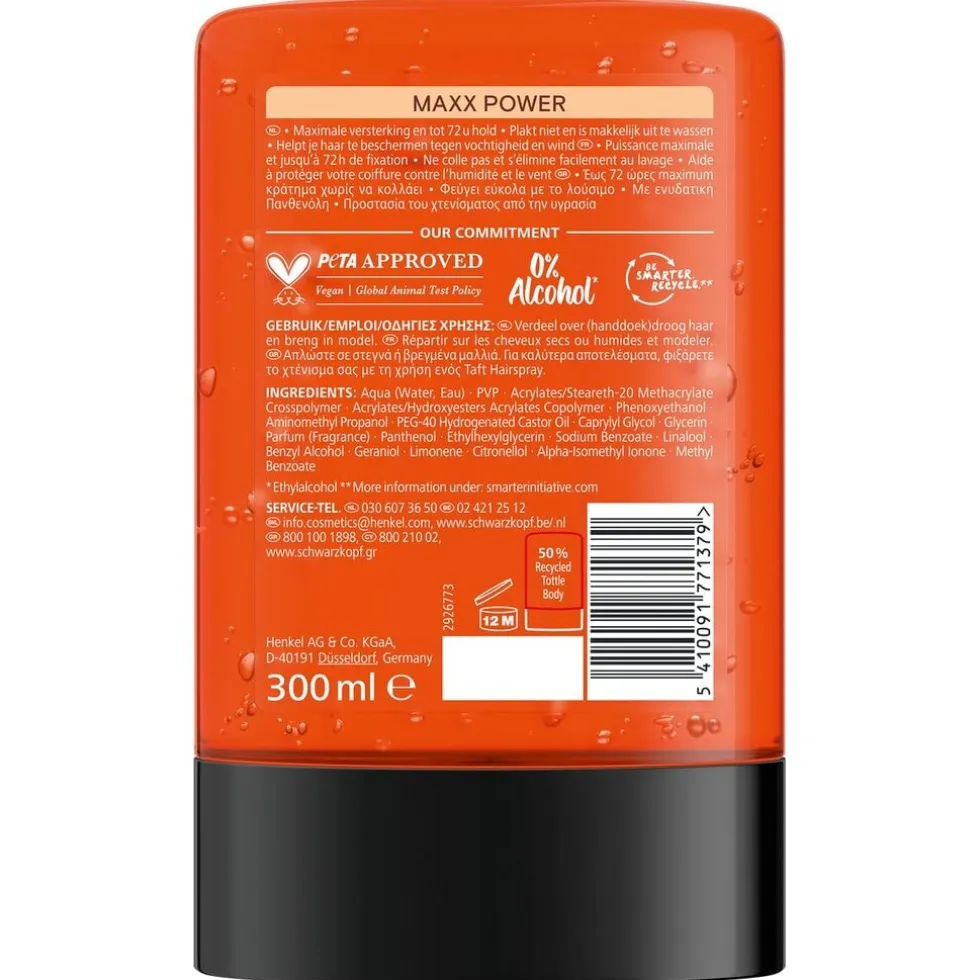 Taft Maxx Power Level 8 Power Haargel