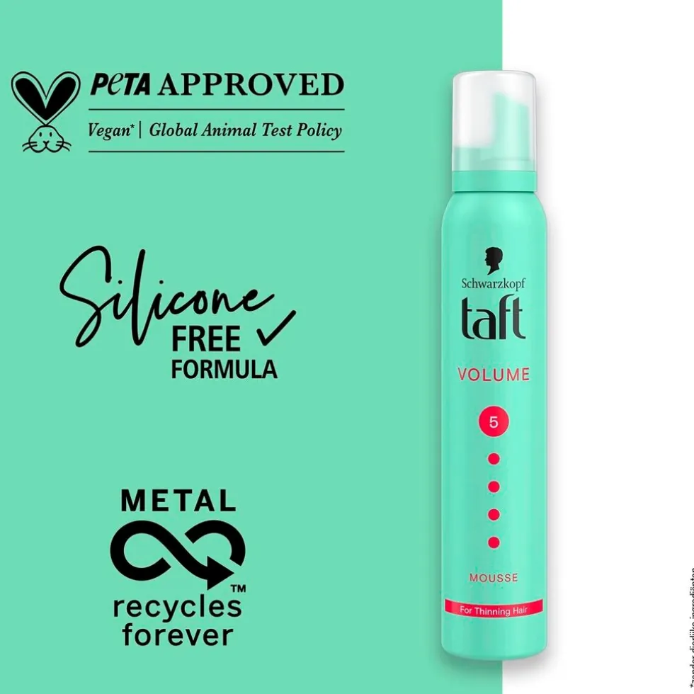 Taft Volume Mega Strong Level 5 Haarmousse