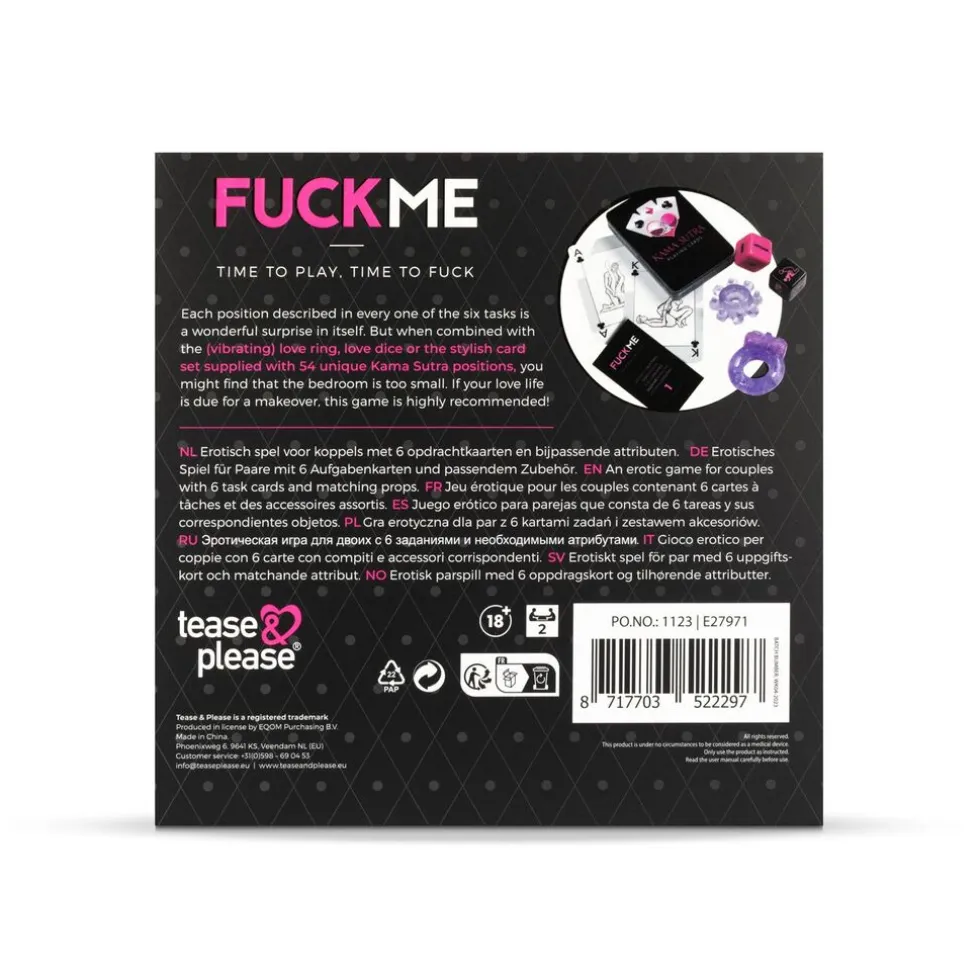 Tease & Please Fuck Me Spel voor Koppels
