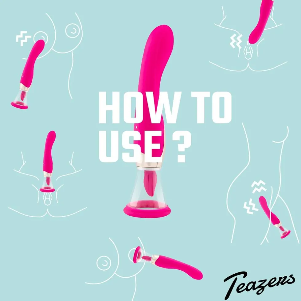 Teazers Pleasure Pump Met G-Spot Vibrator