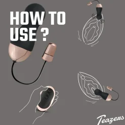 Teazers Vibratie-Eitje Met Afstandsbediening
