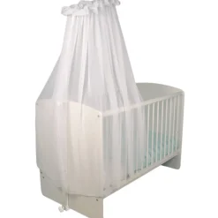 Tega Baby Wit Piekstok & Sluierstandaard met Klembevestiging