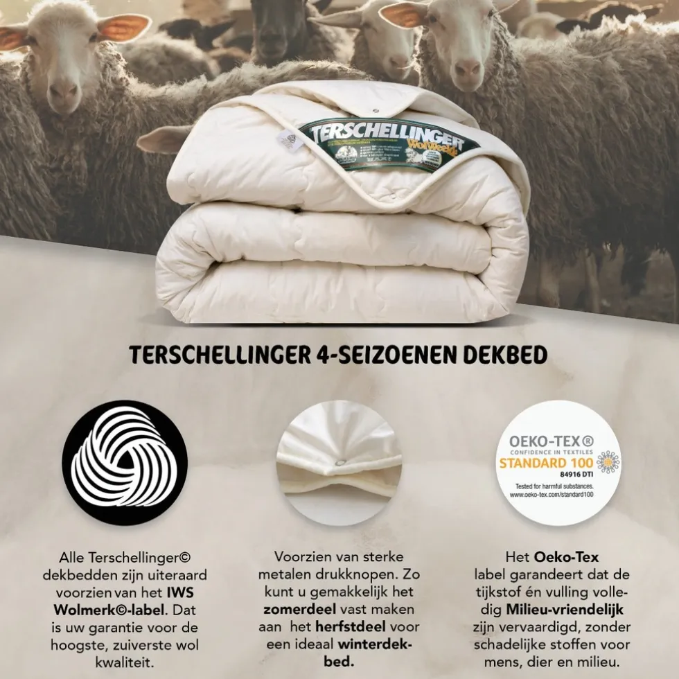 Terschellinger Wolweelde 4-seizoenendekbed