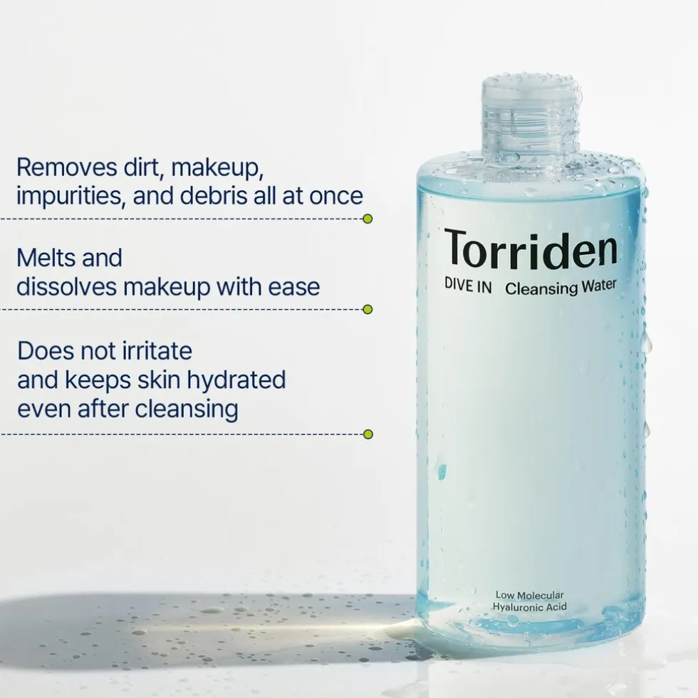 Torriden DIVE-IN Low Molecular Hyaluronic Acid Cleansing Water