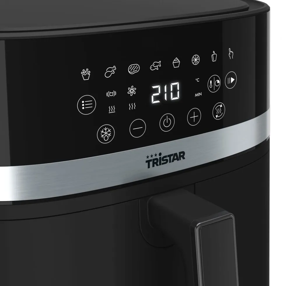 Tristar FR-9418 Digitale Airfryer 8L met Grote Capaciteit en Gebruiksvriendelijke Functies