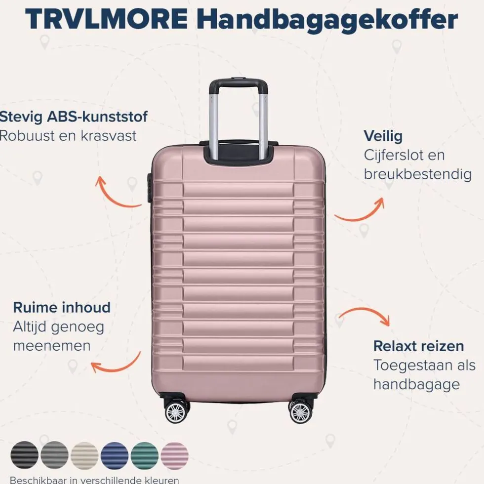 TRVLMORE Handbagage Koffer