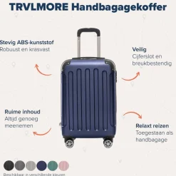TRVLMORE Handbagage Koffer