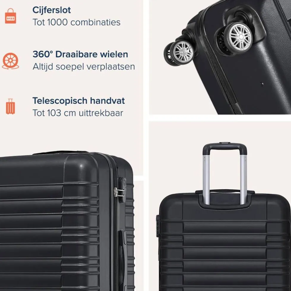TRVLMORE Handbagage Koffer