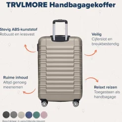 TRVLMORE Handbagage Koffer