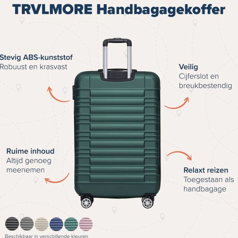 TRVLMORE Handbagage Koffer