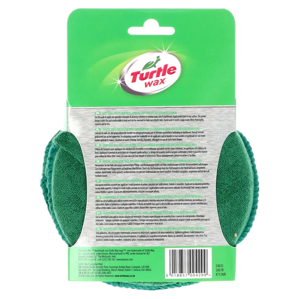 Turtle Wax X711td Poetspad katoen 2 stuks