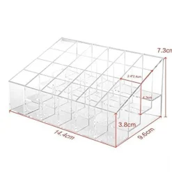 UNIQ Acryl Makeup Organizer, 24 Vakken
