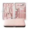 UNIQ 18‑in‑1 Manicure & Grooming Set – Complete Nagel-, Haar- en Huidverzorging - Roségoud