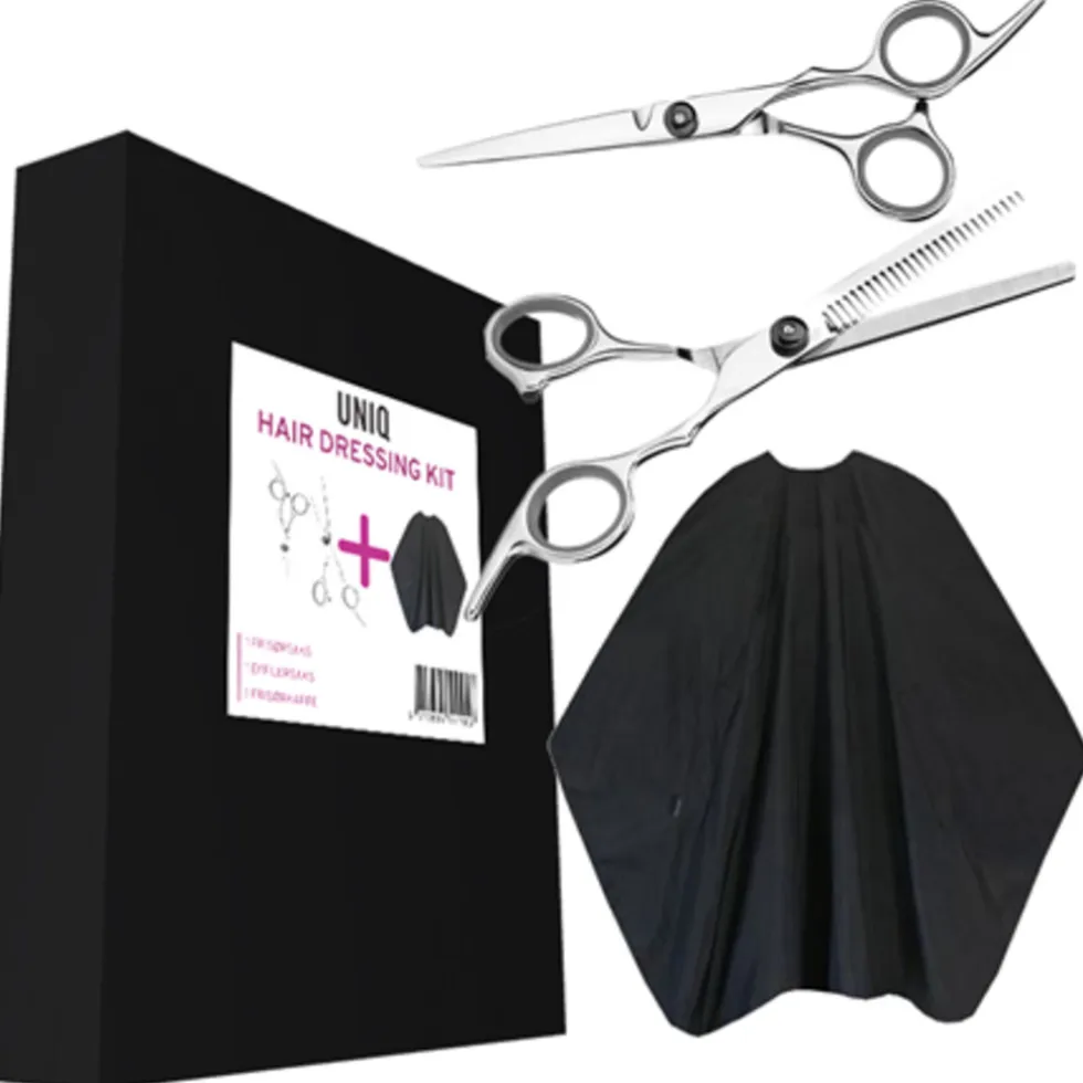 UNIQ Kappersschaar Set voor Thuisgebruik incl. Etui, 2-delig