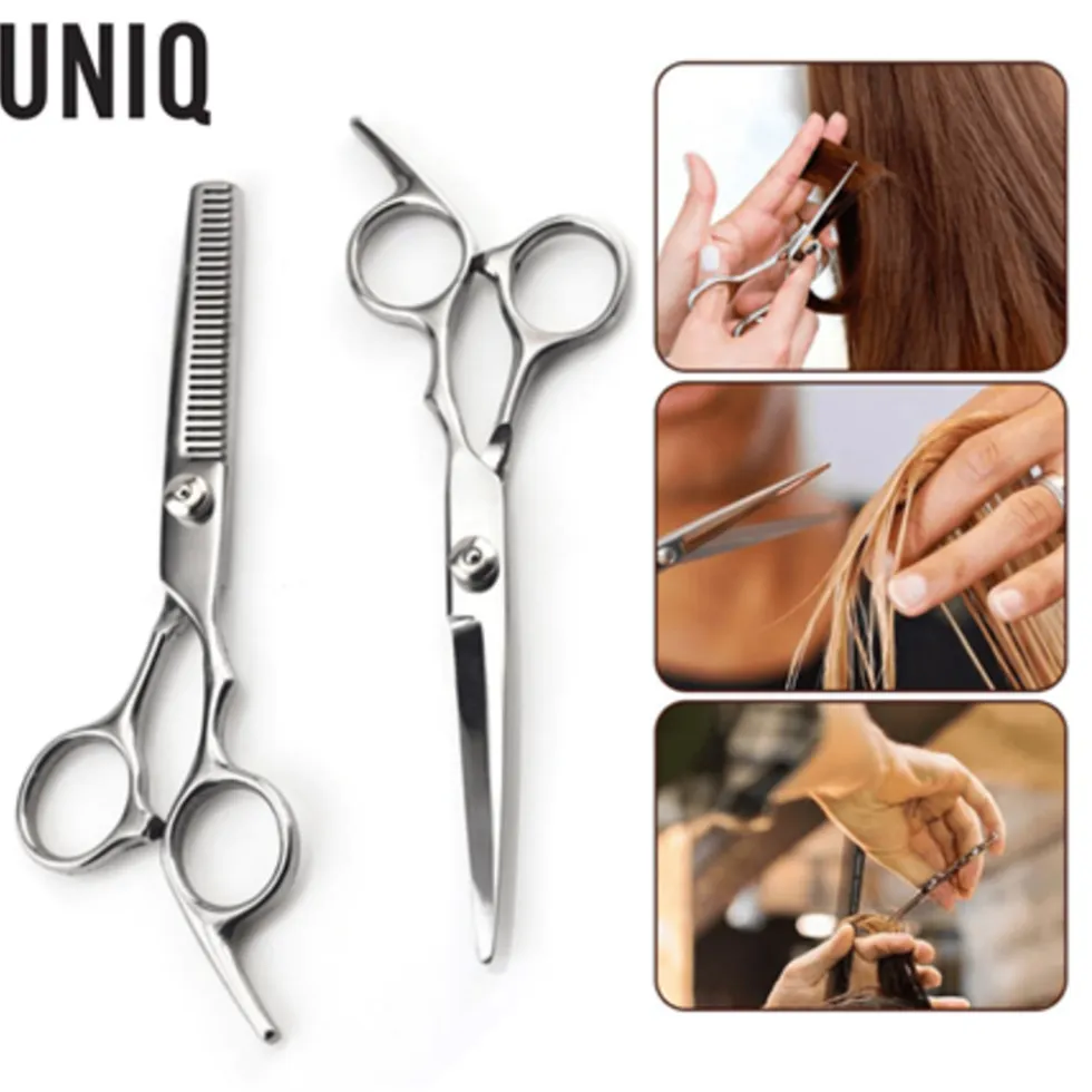 UNIQ Kappersschaar Set voor Thuisgebruik incl. Etui, 2-delig
